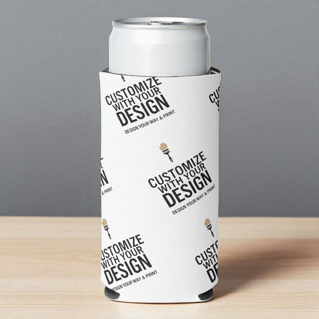 Custom Minimalist Personalised Company Branded  Seltzer Can Cooler (Creator Uploaded)