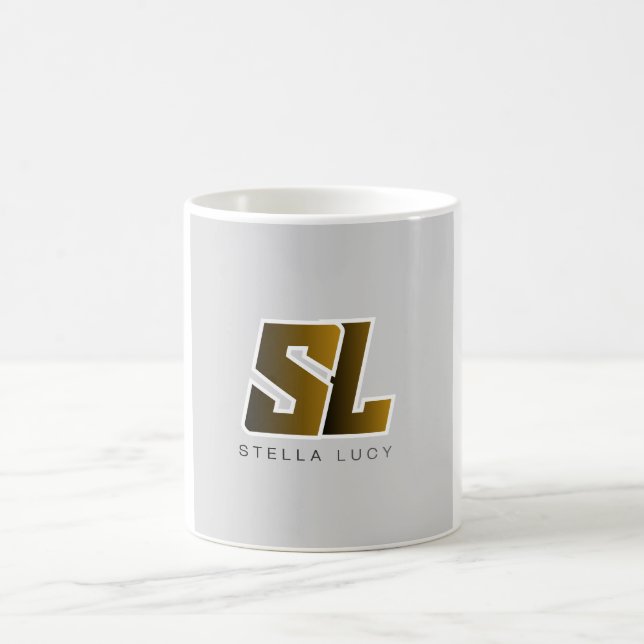 Custom Minimalist Photo and Text Coffee Mug - 11oz (Center)