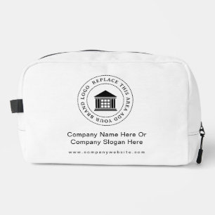 Custom Minimalist Simple Business Logo Promotional Dopp Kit