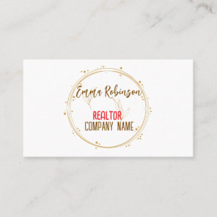 Custom Minimalist Simple Personalised Profession  Business Card