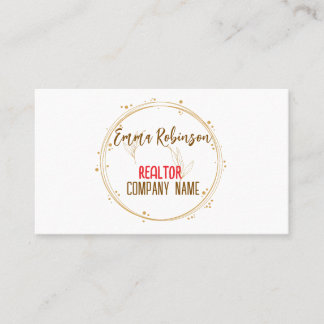 Custom Minimalist Simple Personalised Profession Business Card