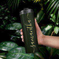 Custom Minimalist Stylish Thermal Tumbler Gift
