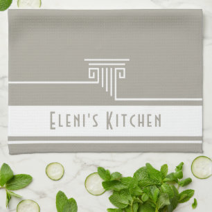 Custom Minimalist Tea Towel
