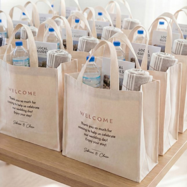 Custom Minimalist Wedding Welcome Bags (Creator Uploaded)