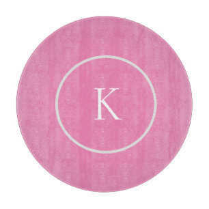 Custom minimalistic monogram cutting board