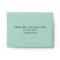 Custom Mint Green Wedding Envelopes w/ Address