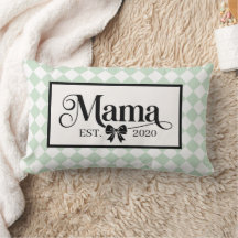 Custom Mint Harlequin Mama Keepsake