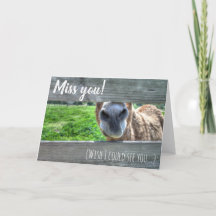 Custom Miss You Wish I Could See You Blank