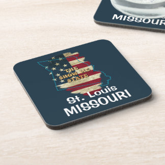 Custom Missouri State Beverage Coaster