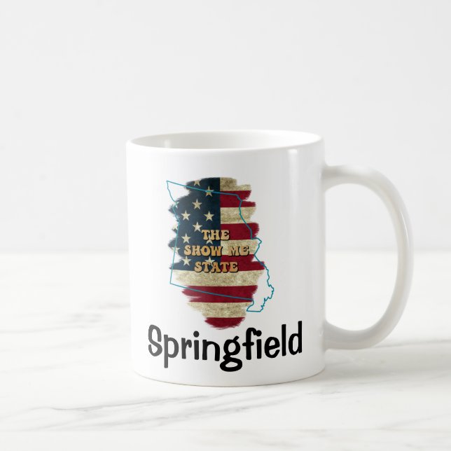 Custom Missouri State Coffee Mug (Right)