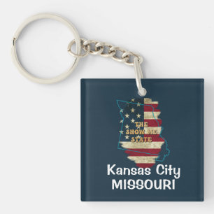Custom Missouri State Keychain