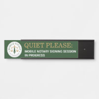 Custom Mobile Notary Legal Signing Green Slide