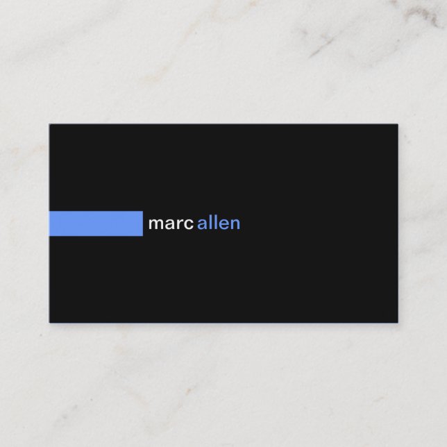 Custom Modern 519g Business Card (Front)
