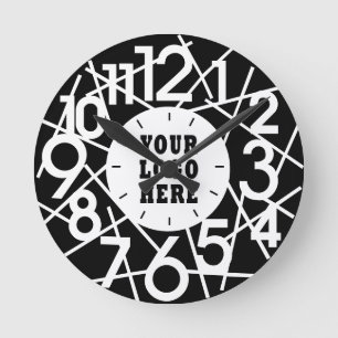 Custom Modern Abstract Geometric Wall Clock