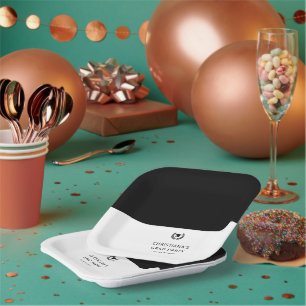 Custom Modern and Minimalist Graduation Party Paper Plate