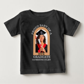 Custom Modern Arch Photo proud baby graduation T-Shirt