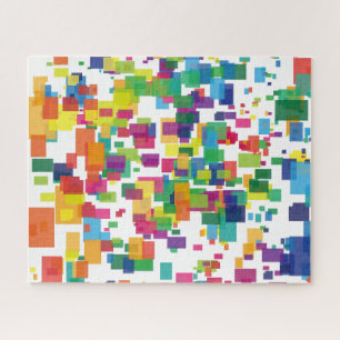 Custom Modern Artistic Colourful Abstract Jigsaw Puzzle