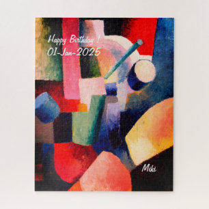 Custom Modern Artistic Colourful Abstract Jigsaw Puzzle