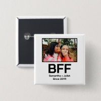 Custom modern best friend forever bff photo