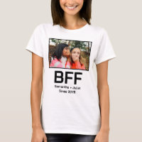 Custom modern best friend forever bff photo