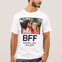 Custom modern best friend forever bff photo