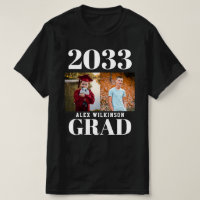 CUSTOM Modern Big Bold Script 2 Photo Graduation