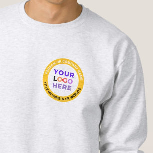 Custom Modern Business Company Logo Sweatshirt