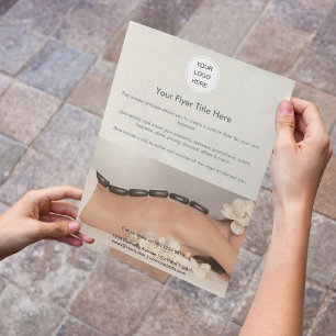 Custom Modern Business Logo Advertising Photo Flyer