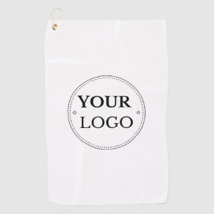 Custom Modern Business Logo Branded Golf Towel