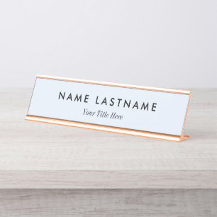 Custom Modern Business Promotional Desk Name Plate