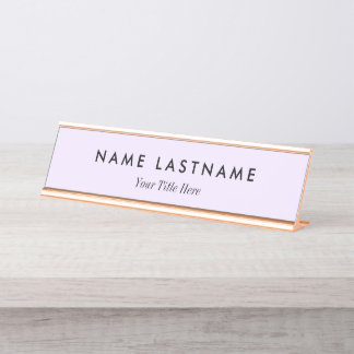 Custom Modern Business Promotional Desk Name Plate