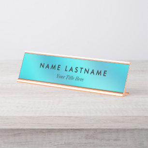 Custom Modern Business Promotional Desk Name Plate