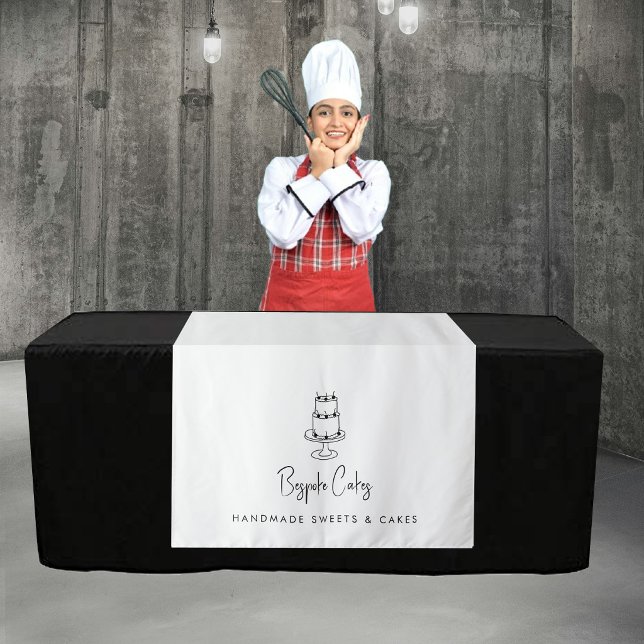 Custom Modern Business Table Runner Banner Cake Tapestry (Custom Modern Business Table Runner Banner Cake Tapestry)