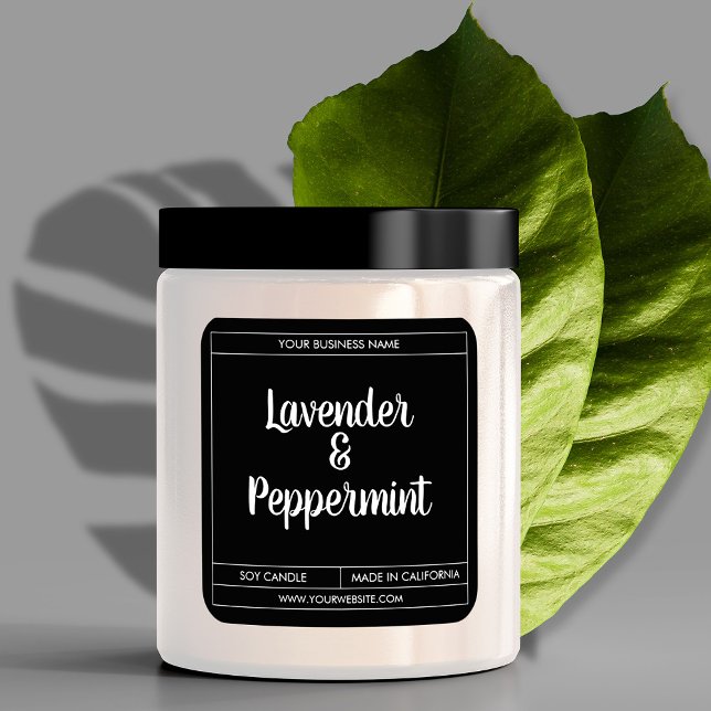Custom Modern Candle Product Label Design (Creator Uploaded)
