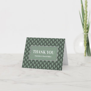 Custom Modern Celtic Knot Irish Thank You Card