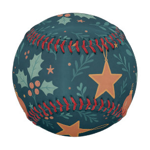 Custom Modern Christmas 2026 Baseball – Festive