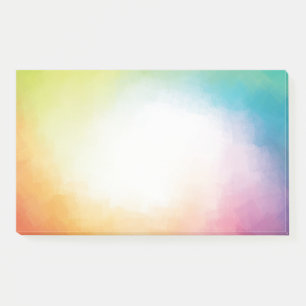 Custom Modern Colourful Abstract Art Template Post-it Notes