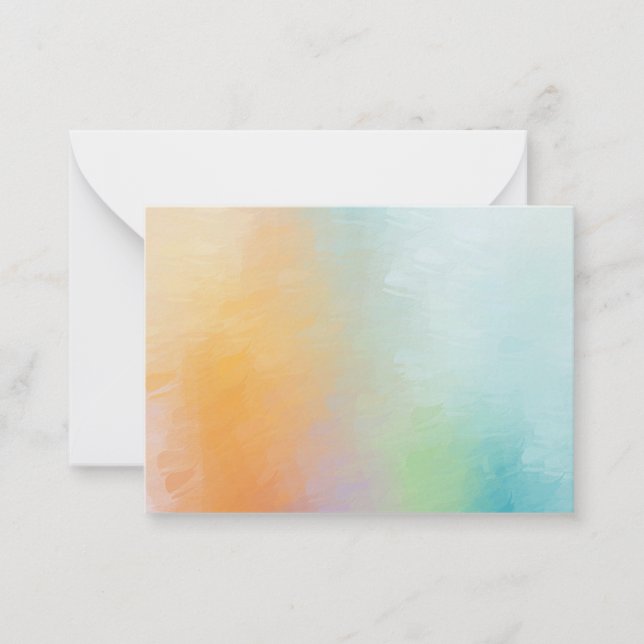 Custom Modern Colourful Abstract Blank Template (Front)