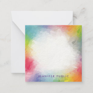 Custom Modern Colourful Script Monogram Template