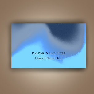Custom Modern Cool Unique Christian Church Pastor  Business Card