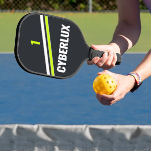 Custom Modern Cyber Retro Pickleball Paddle