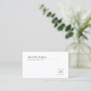 Custom Modern Elegant Company Logo Template Business Card
