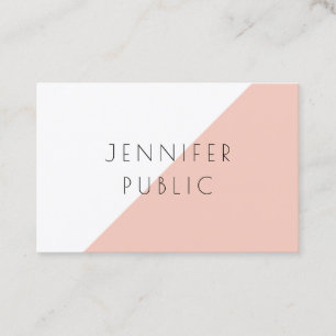 Custom Modern Elegant Minimalistic Template Business Card