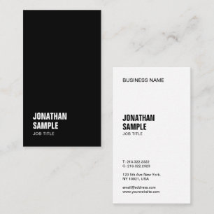 Custom Modern Elegant Personalised Template Simple Business Card