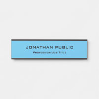 Custom Modern Elegant Template Cool Sky Blue