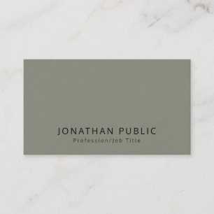 Custom Modern Elegant Template Premium Thick Business Card