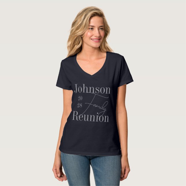 Custom Modern Family Reunion T-Shirt (Front Full)