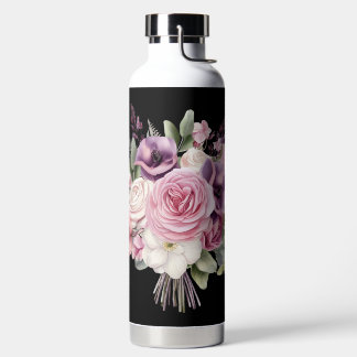 Custom modern floral drink bottle