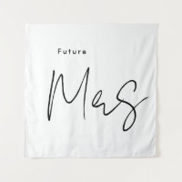 Custom Modern Future Mrs Bridal Shower