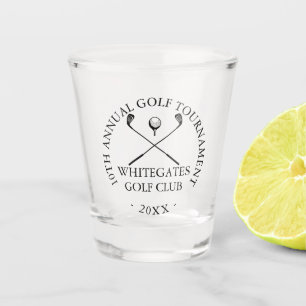 Custom Modern Golf Club Tournament Shot Glass